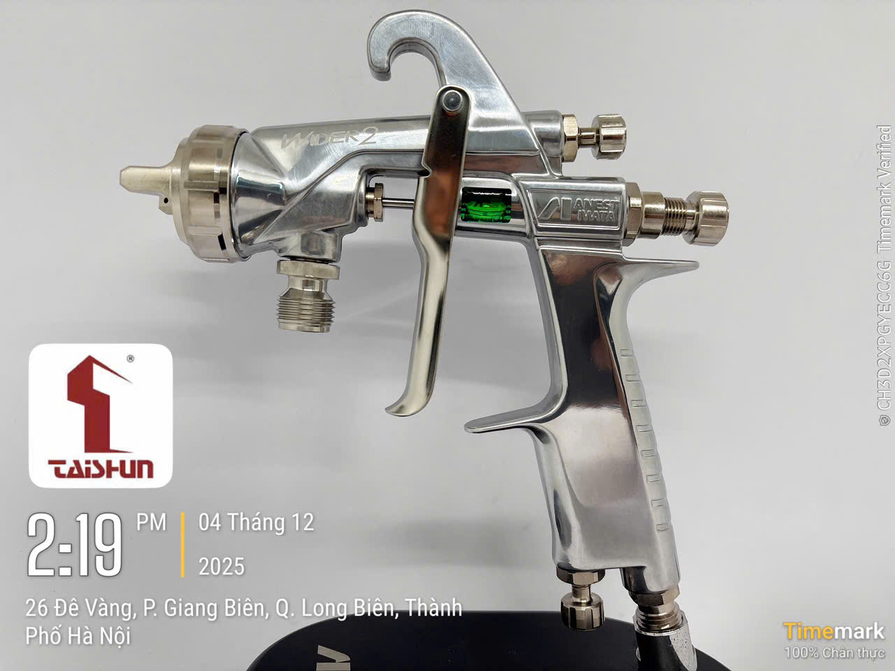 Súng phun sơn WIDER2-12G2P Anest Iwata